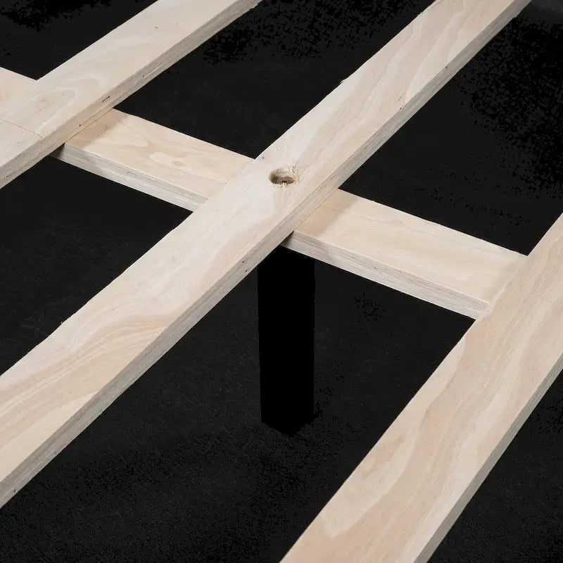 Lit de repos à cadre tapissé avec rangement relevable et garde-corps irrégulier, canapé-lit double pour chambre à coucher ou salon
