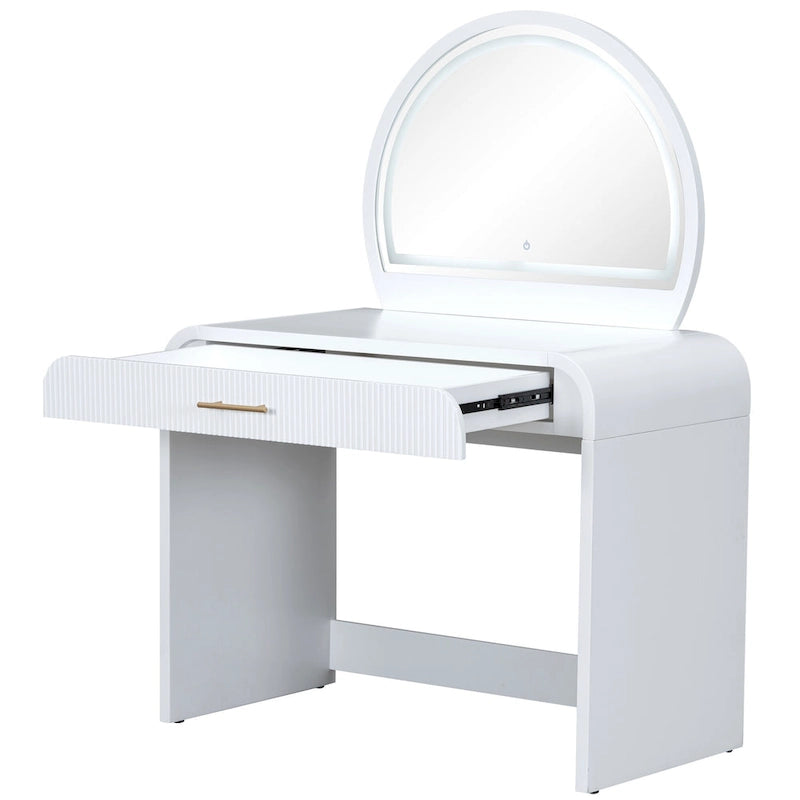 39 Coiffeuse avec Miroir Tactile Éclairé