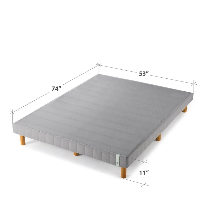 Base de matelas en métal gris lauréate du Good Design Award, lit plateforme de 28 cm