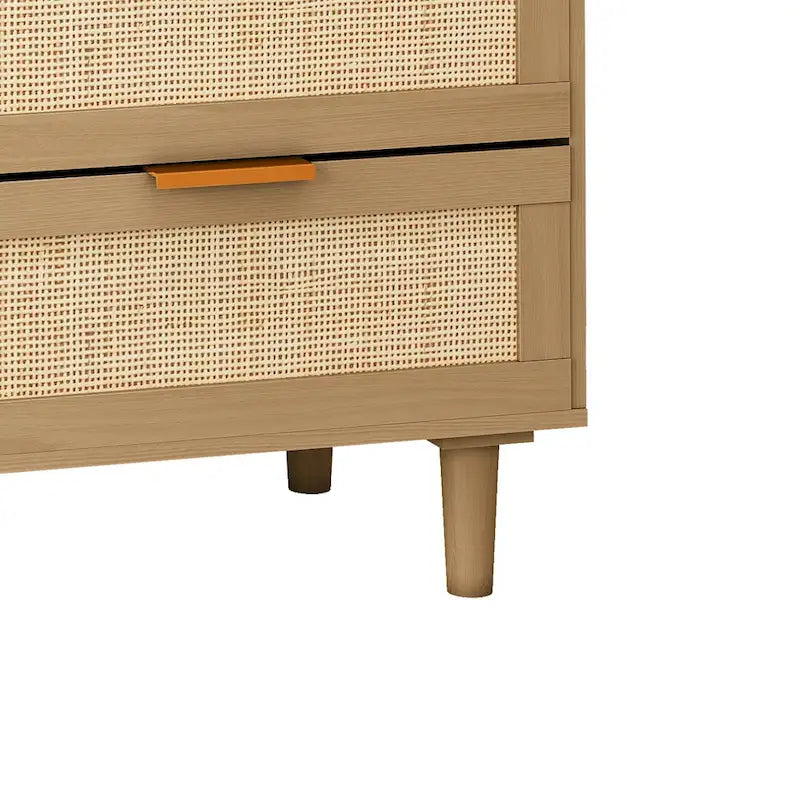 6 tiroirs Commode en rotin Tiroir en rotin,