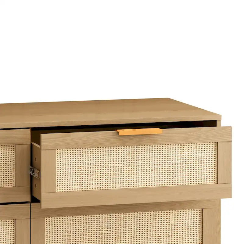 6 tiroirs Commode en rotin Tiroir en rotin,