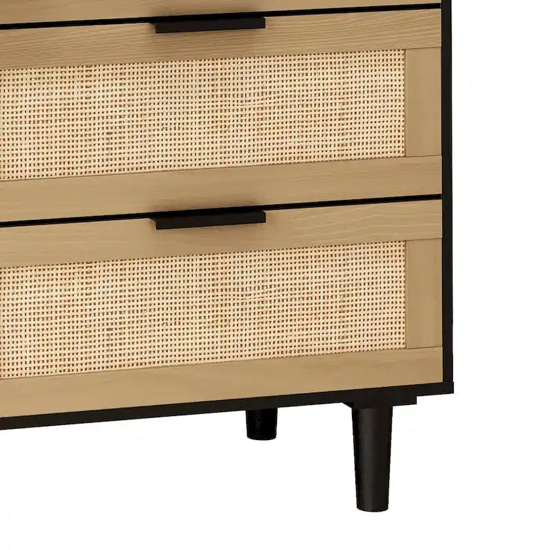 6 tiroirs Commode en rotin Tiroir en rotin,