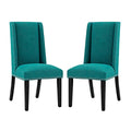 Chaises de salle à manger capitonnées avec accoudoirs (Lot de 2)