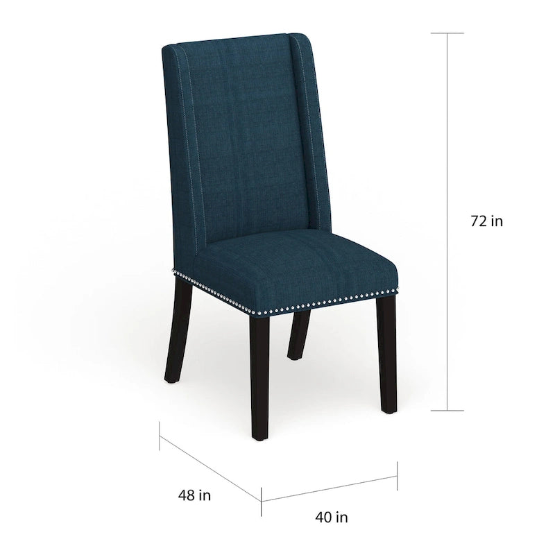 Chaises de salle à manger capitonnées avec accoudoirs (Lot de 2)