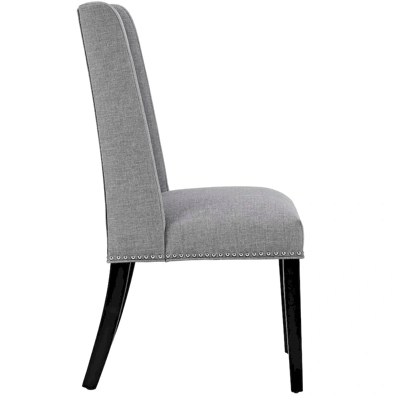 Chaises de salle à manger capitonnées avec accoudoirs (Lot de 2)