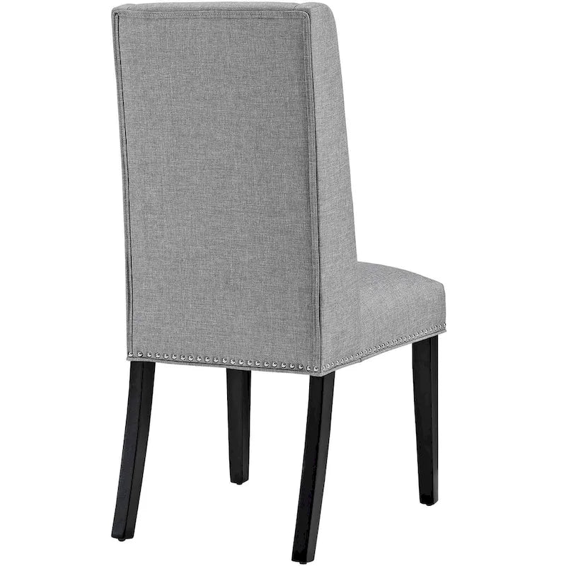 Chaises de salle à manger capitonnées avec accoudoirs (Lot de 2)