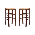 Tabourets de bar sans dossier (lot de 2)