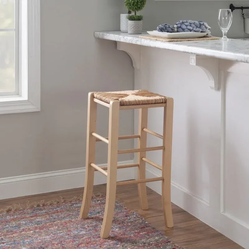 Tabourets de bar sans dossier (lot de 2)