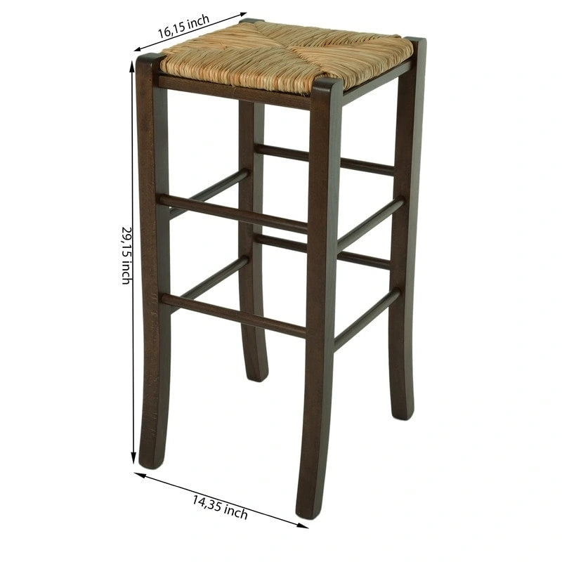 Tabourets de bar sans dossier (lot de 2)