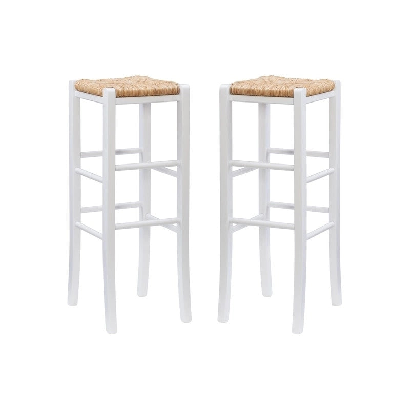 Tabourets de bar sans dossier (lot de 2)