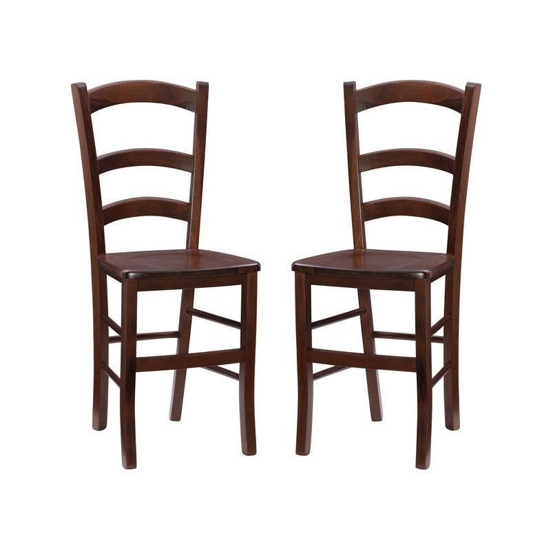 Chaise d'appoint rustique (Lot de 2)