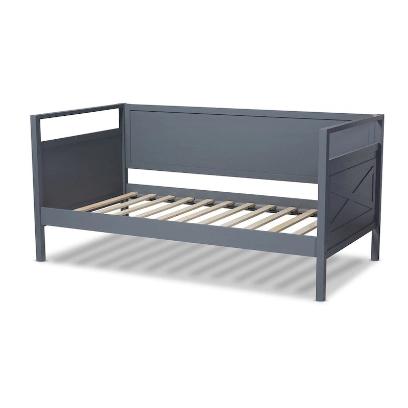 Lit de repos en bois style cottage et ferme