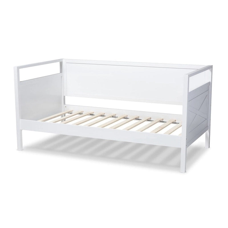 Lit de repos en bois style cottage et ferme