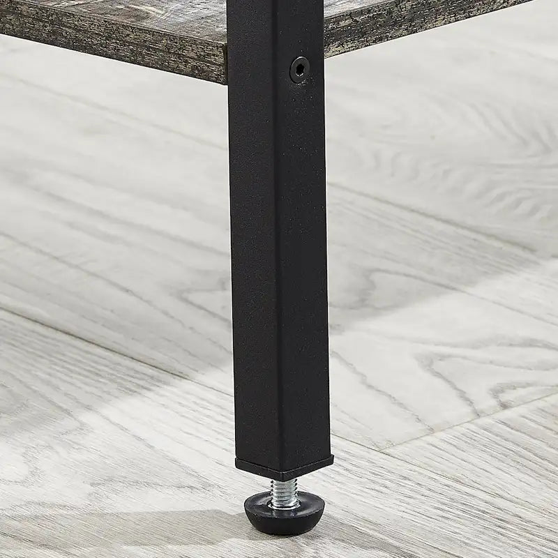 Table de chevet avec station de recharge, 2 ports USB et 2 prises de courant, table d'appoint haute avec 2 tiroirs et étagère de rangement