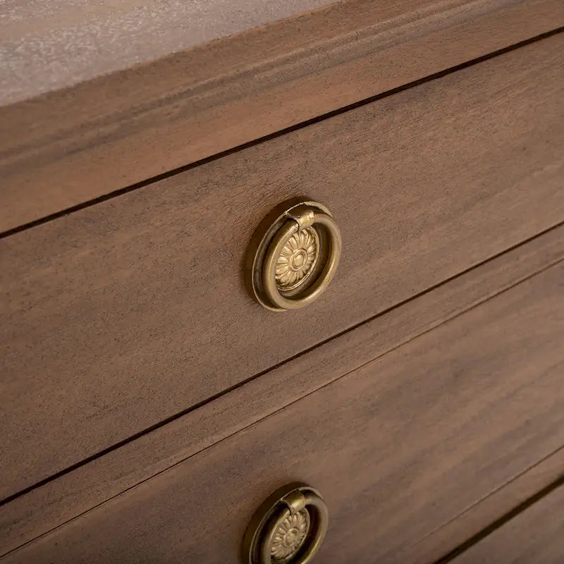 Table de chevet 3 tiroirs en bois