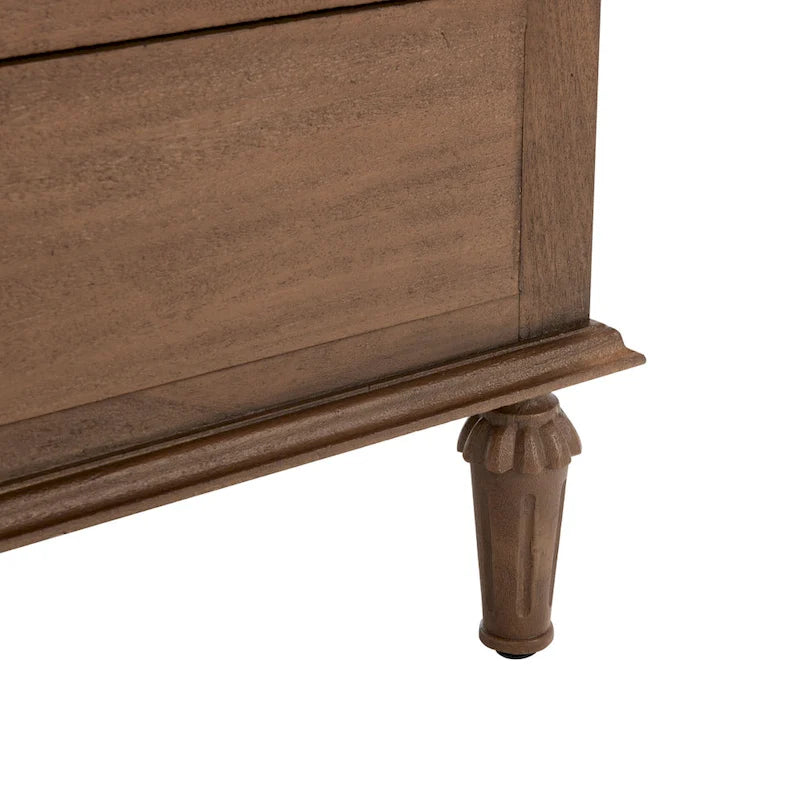 Table de chevet 3 tiroirs en bois