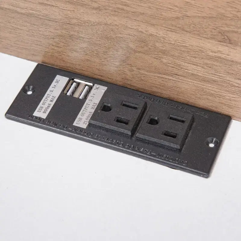 Lit plateforme queen-size avec tête de lit