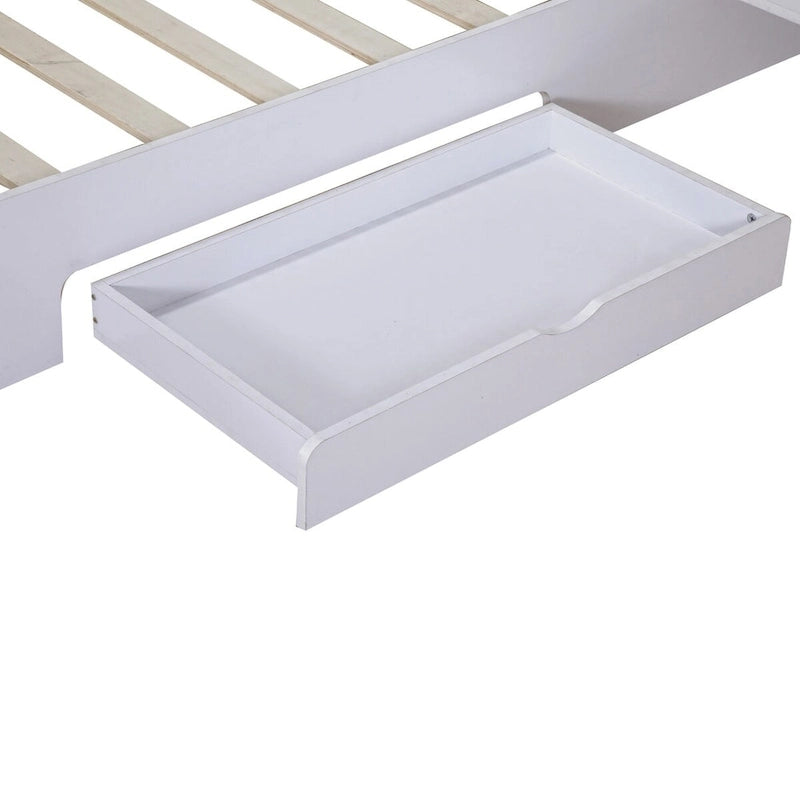 Lit plateforme queen-size avec tête de lit
