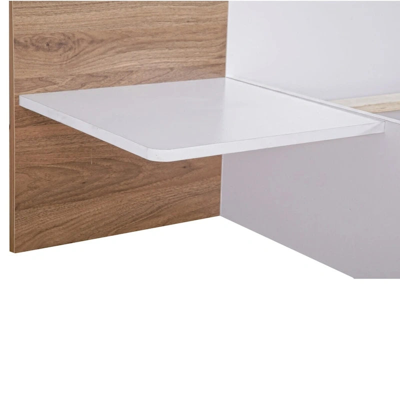 Lit plateforme queen-size avec tête de lit
