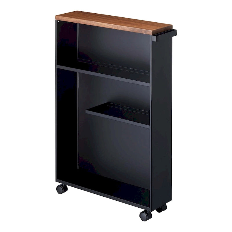 Chariot de rangement roulant, acier, assemblage minimal - L 47,5 x l 13 x H 68,5 cm