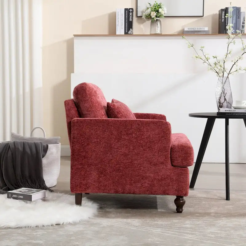 Fauteuil en bois, Chaise longue d'appoint moderne pour salon