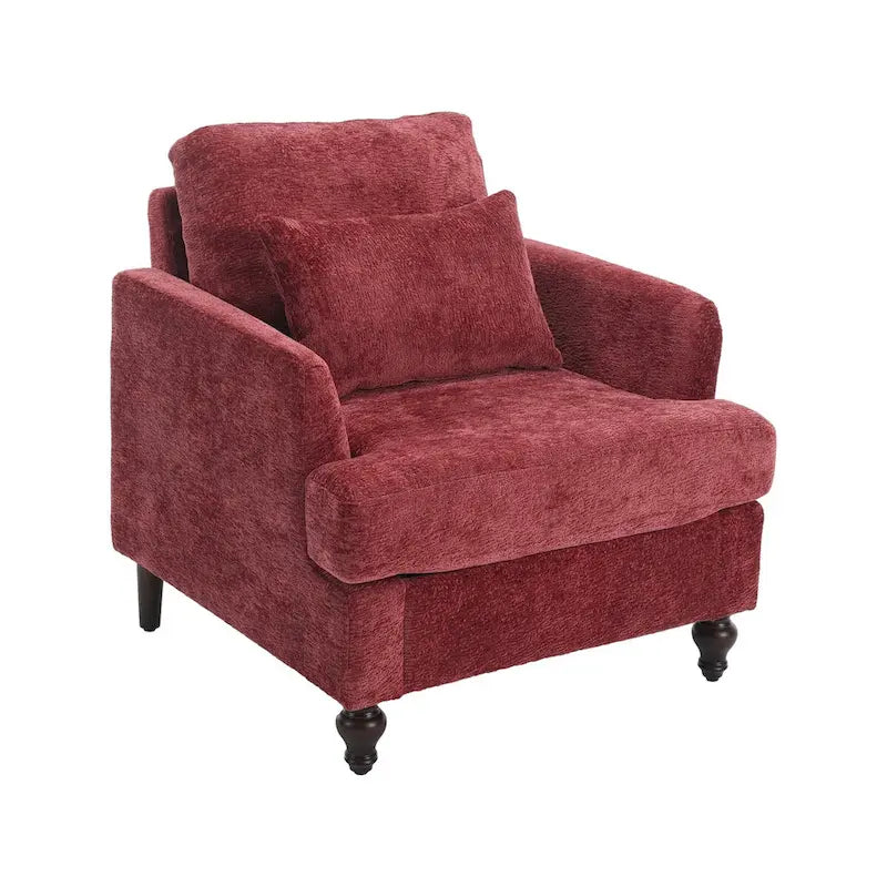 Fauteuil en bois, Chaise longue d'appoint moderne pour salon