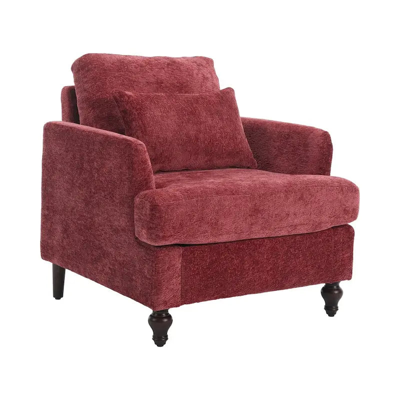 Fauteuil en bois, Chaise longue d'appoint moderne pour salon