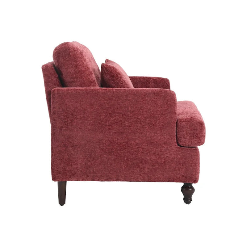 Fauteuil en bois, Chaise longue d'appoint moderne pour salon