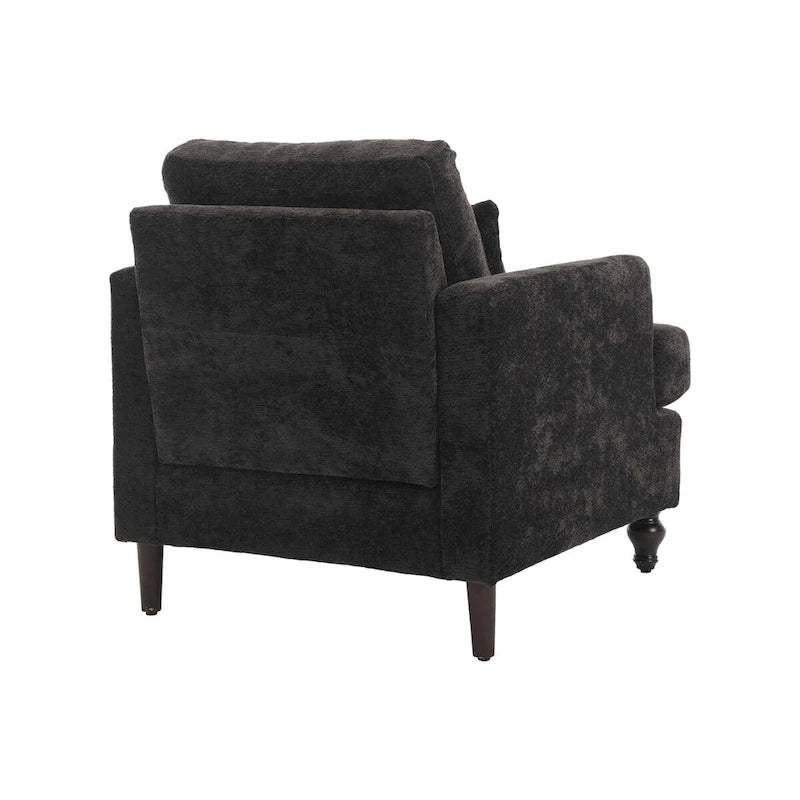 Fauteuil en bois, Chaise longue d'appoint moderne pour salon