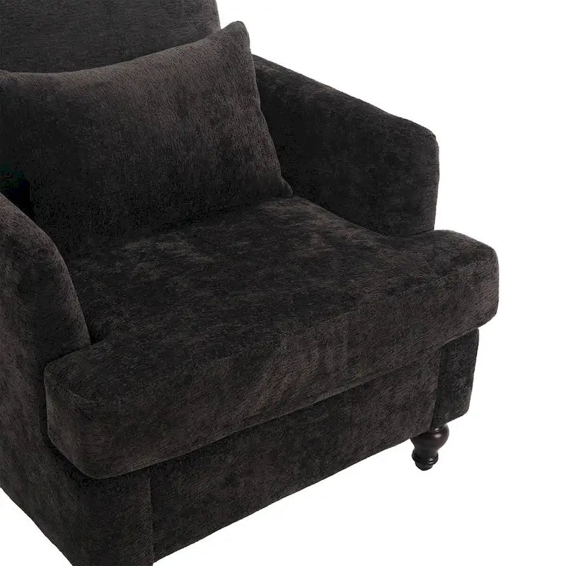 Fauteuil en bois, Chaise longue d'appoint moderne pour salon