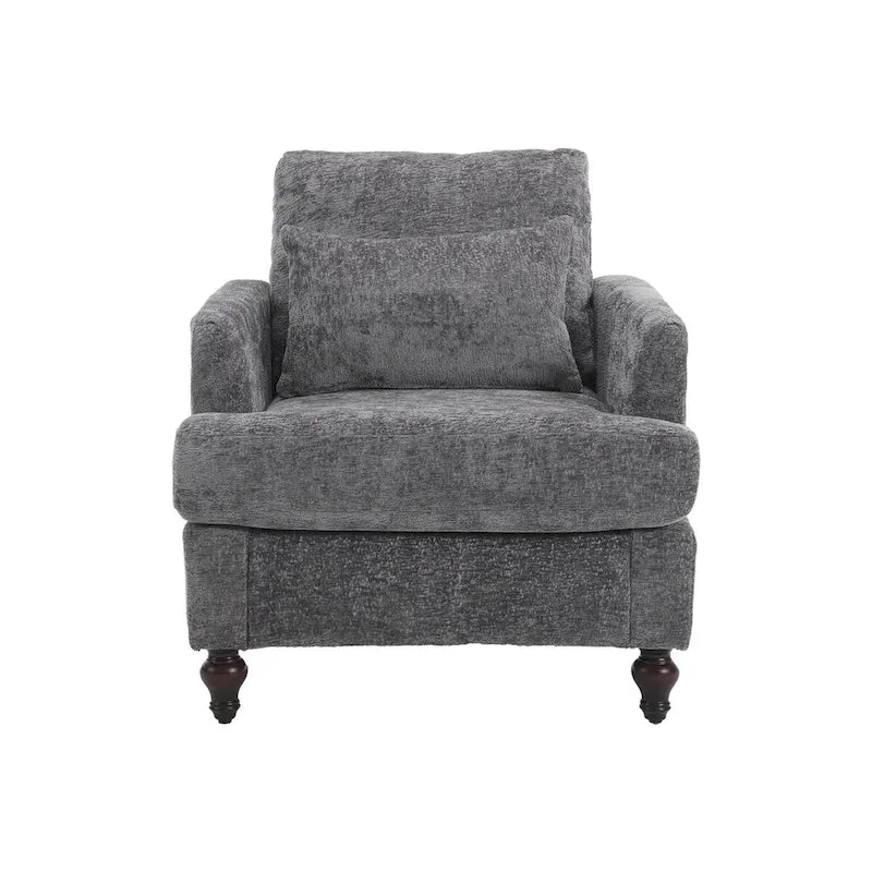 Fauteuil en bois, Chaise longue d'appoint moderne pour salon