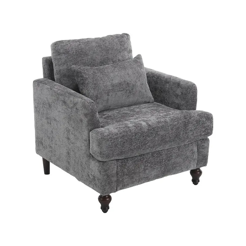 Fauteuil en bois, Chaise longue d'appoint moderne pour salon