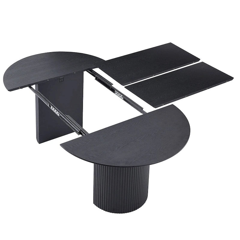 Table à manger ovale extensible